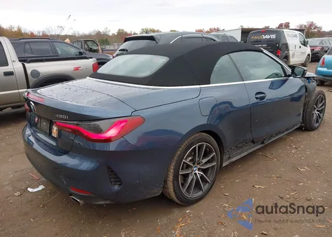 2022 BMW 430I xDrive from USA, damaged, VIN WBA43AT05NCK70337